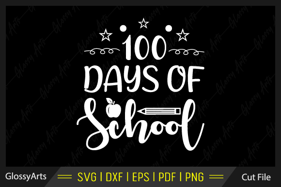 100 Days of School Svg Printable File: A Versatile Graphic for Crafts and Marketing