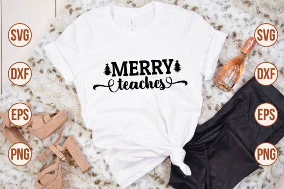 Merry Teacher Svg: Graphics and Crafts
