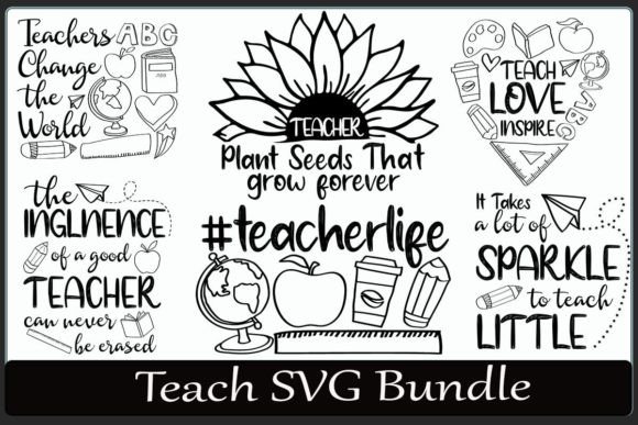 Teacher Svg Bundle: Graphics for Crafts