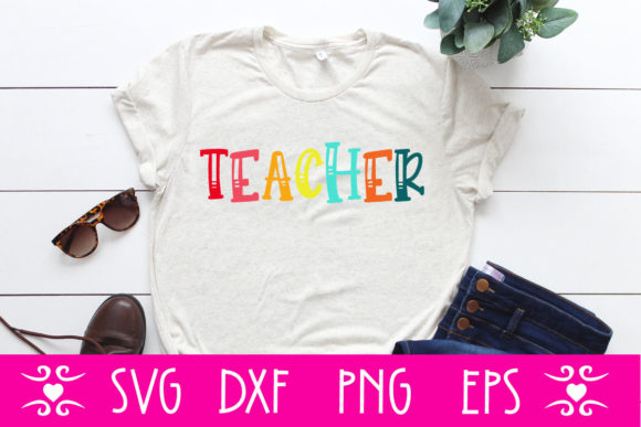 Teacher SVG Cut File for Crafts and Graphics