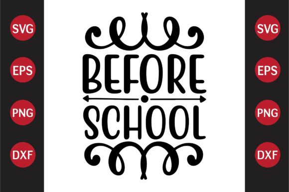 Teacher SVG Design Before School